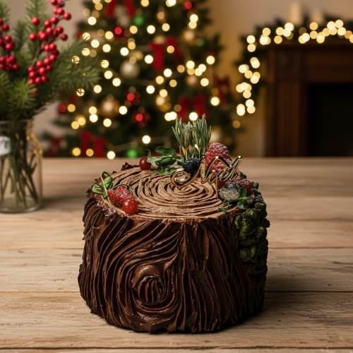 Chocolate tree log